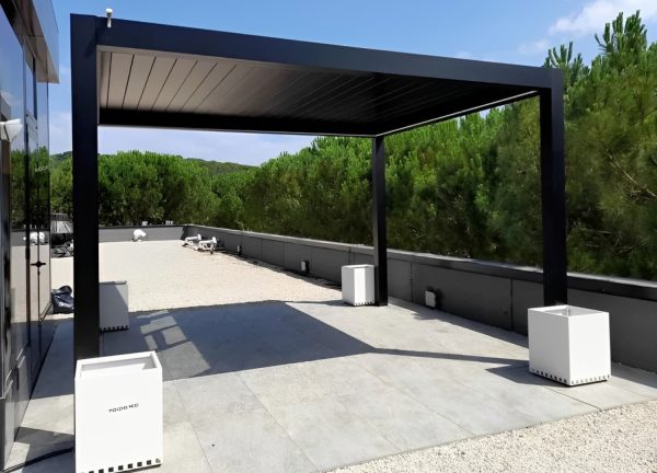 0 Wall and 4 Post DIY Customisable Lumex Pergola Opening Roof System Image-3 0 Wall and 4 Post DIY Customisable Lumex Pergola Opening Roof System Image-3