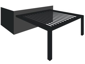 Wall Mounted DIY Motorised Louvred Roof Image