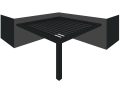 Single post DIY Motorised louvred roof Image