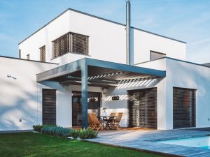 Custom Louvred Pergola Image Custom Louvred Pergola Image