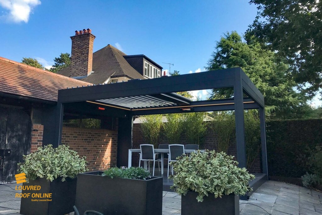 adjustable louvred roof Image